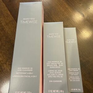 New Mary Kay Timewise Age Minimize 3D Set